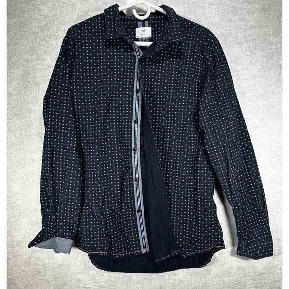 level ten dress shirts Level Ten Men's Short-Sleeve Button Down Printed Peached Poplin Shirt (X-Large, Navy Diamonds) : Amazon.in: Clothing & Accessories